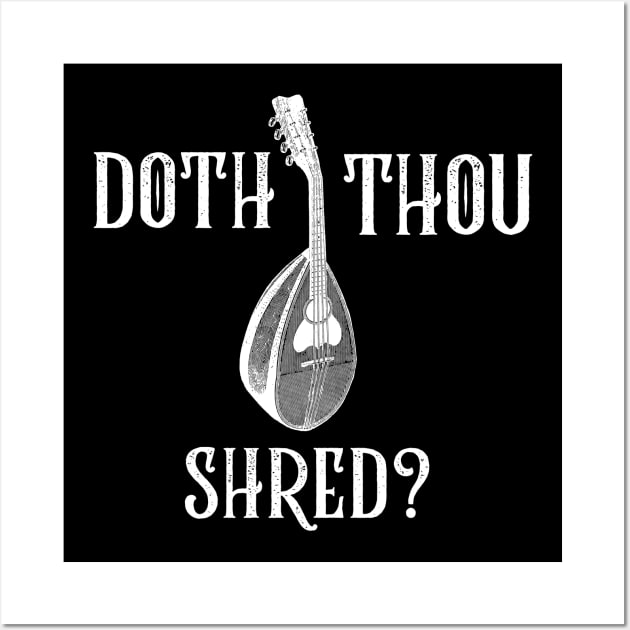 Doth Thou Shred? (version 1) Wall Art by B Sharp